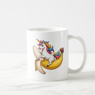 Mug banane de licorne