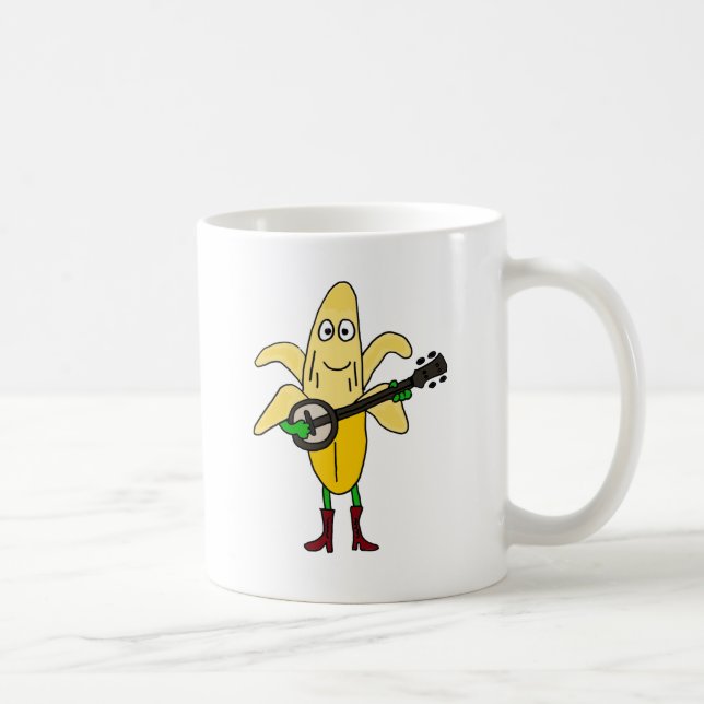 Mug Banane drôle de BR jouant la bande dessinée de (Droite)