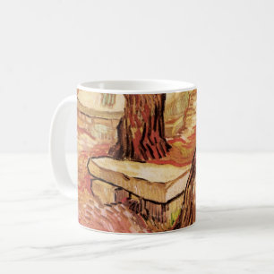 Mug Banc de pierre dans le jardin, hôpital Saint-Paul