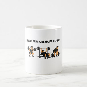 Mug Banc de squat répétition de levée de poids en sall