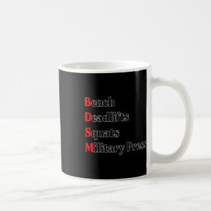 Mug Banc Deadlift Squat Presse Militaire Bâtiment du c