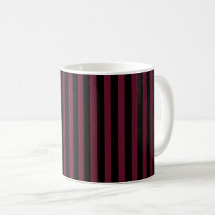 Mug Bande bordeaux et noire