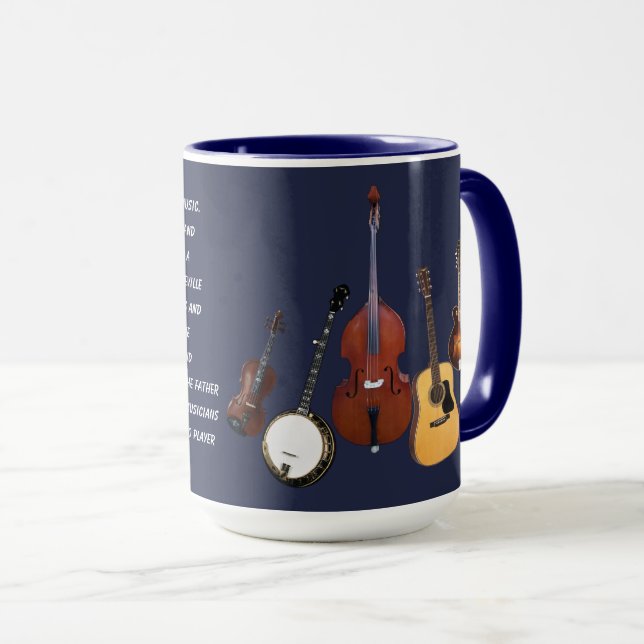MUG BANDE DE BLUEGRASS (Devant droit)