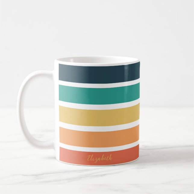 Mug Bande de couleurs (Gauche)