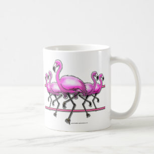 Mug Bande de Flamant rose