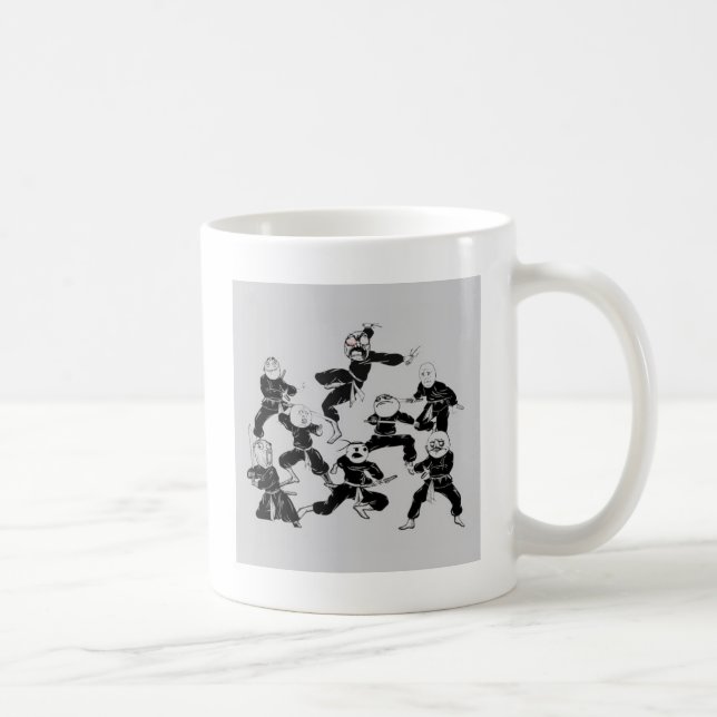 Mug bande de ninja de meme (Droite)