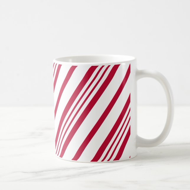 Mug Bande de Noël sucre de canne (Droite)