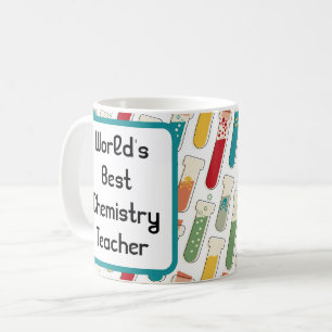Mug Bande de tube d'essai de chimie moderne du milieu 
