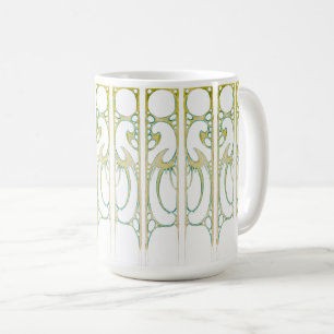 Mug Bande décorative Art nouveau d'Alphonse Mucha