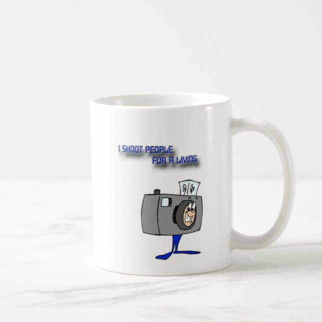Mug bande dessinée 1 d'appareil-photo (Droite)