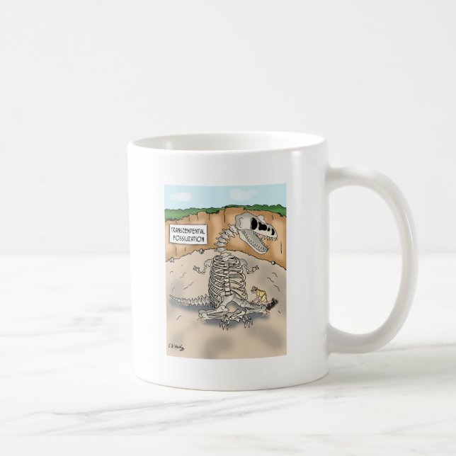 Mug Bande dessinée 9364 de dinosaure (Droite)