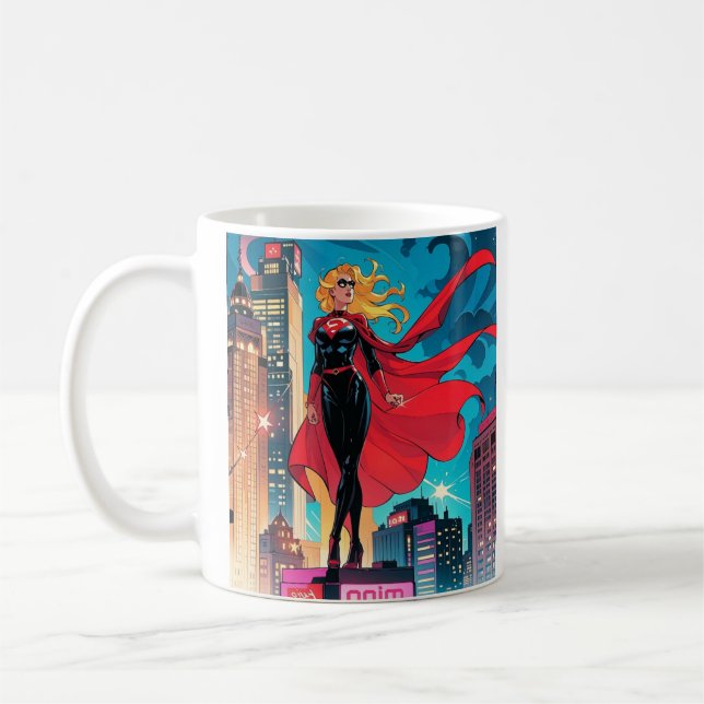 Mug Bande dessinée américaine, bande dessinée rétro am (Gauche)