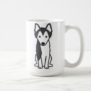 Mug Bande dessinée d'Alaska de chien de Klee Kai