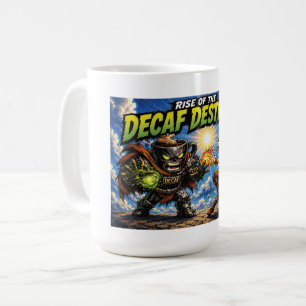 Mug Bande dessinée de super-héros du café décaféiné pa