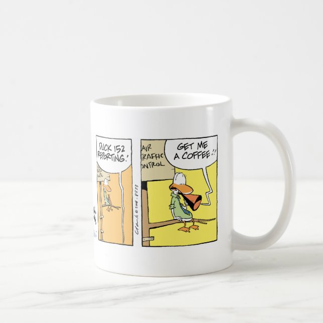Mug Bande dessinée drôle de café de contrôleur de la (Droite)