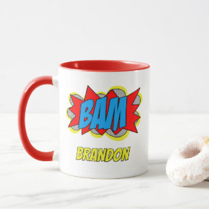 Mug Bande dessinée personnalisée amusante dans le styl