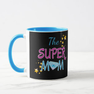 Mug Bande dessinée Pop Art Superhero Fête des mères de