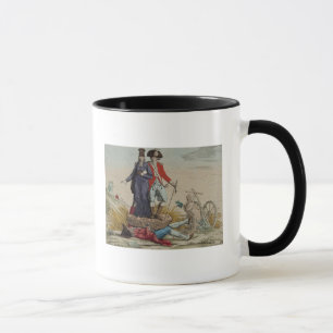 Mug Bande dessinée révolutionnaire au sujet des dîm