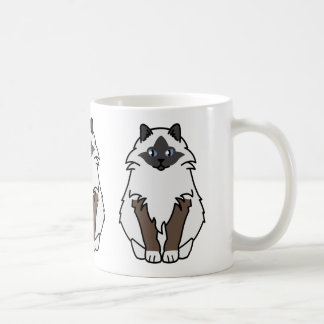 Mug Bande dessinée sacrée de chat de Birman