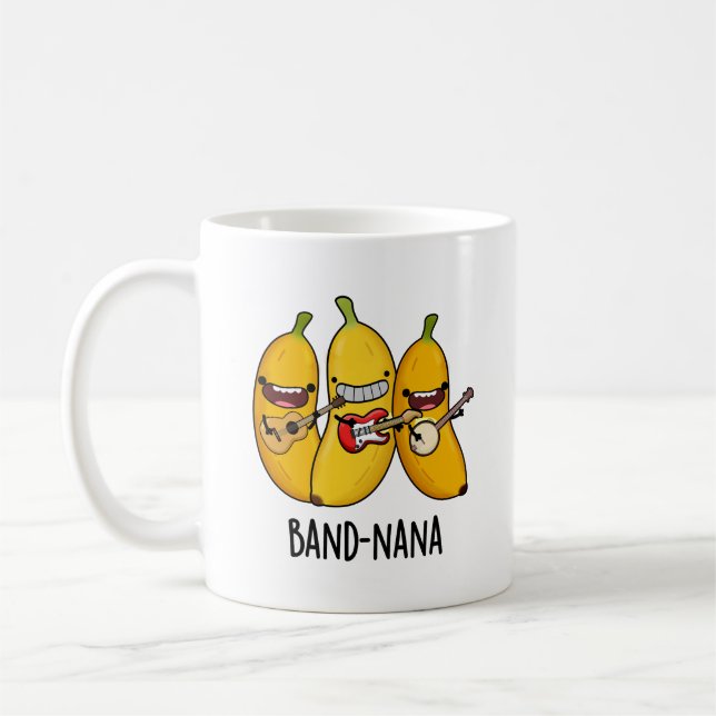 Mug Bande-nana Funny Fruit Banana Pun (Gauche)
