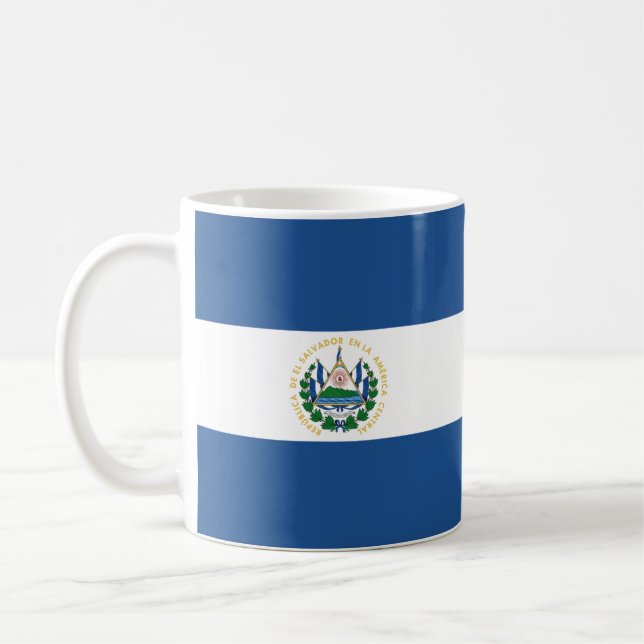 Mug Bandera de El Salvador (Gauche)