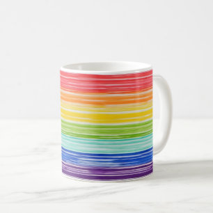Mug Bandes arc-en-ciel inondées