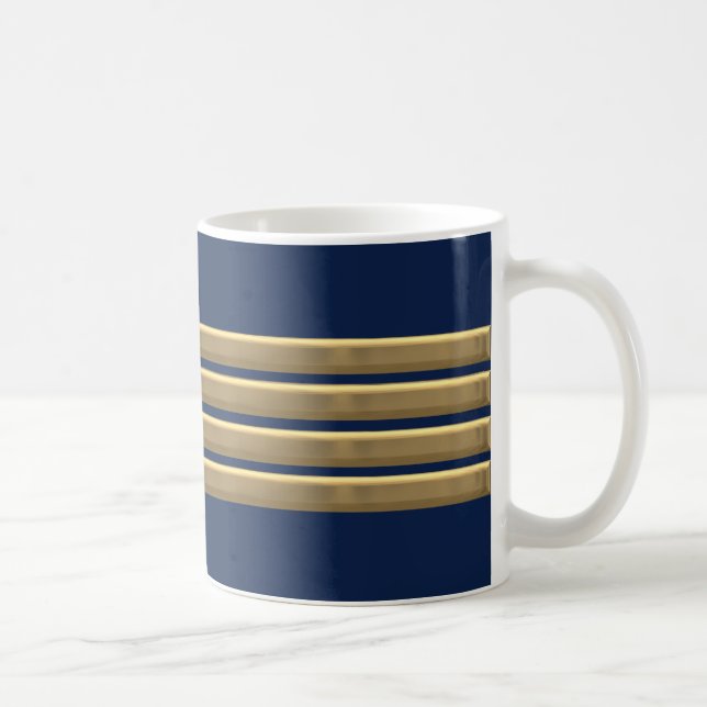 Mug Bandes aurifères du capitaine (Droite)