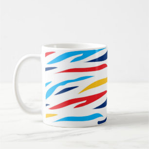 Mug Bandes colorées de zèbre