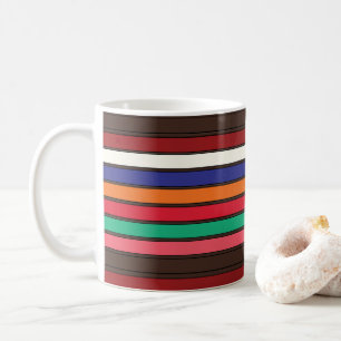Mug Bandes colorées vives