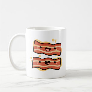 Mug Bandes de Bacon Cute Kawaii