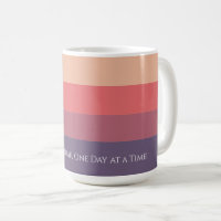 Bandes de couleur automne-Motivationnelle-Mug