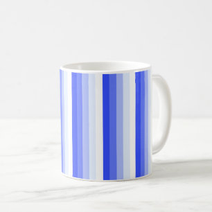 Mug Bandes d'ombre bleu royal
