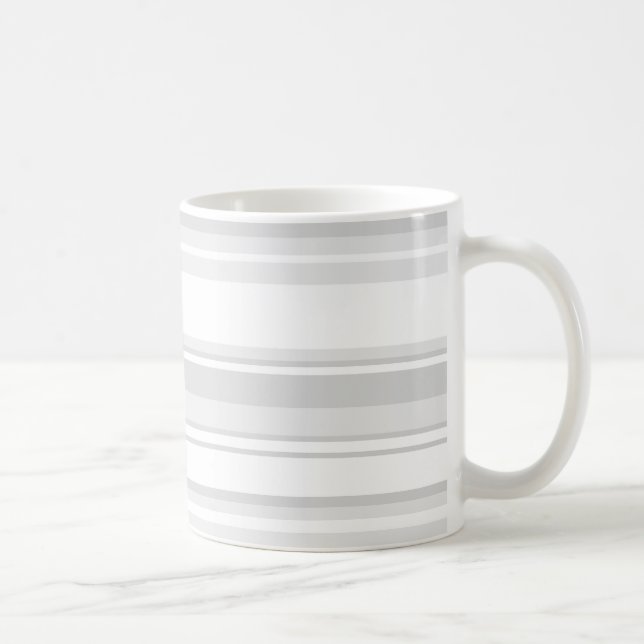 Mug Bandes gris clair (Droite)