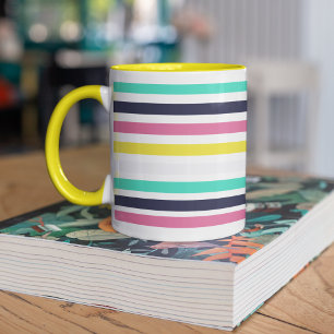 Mug Bandes horizontales colorées