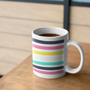 Mug Bandes horizontales colorées