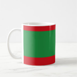 Mug Bandes rouges et vertes
