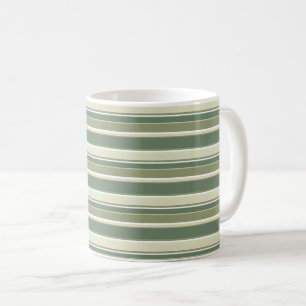 Mug Bandes vert olive