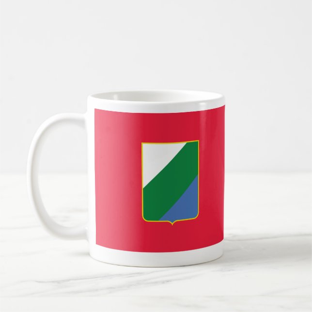 Mug Bandiera de l'Abruzzo, Italie (Gauche)