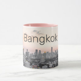Mug Bangkok Skyline Sunset Panorama BKK Thaïlande