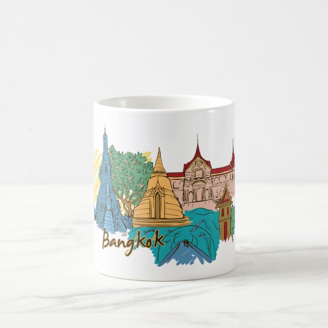 Mug Bangkok Thaïlande : Voyages en Thaïlande (Centre)
