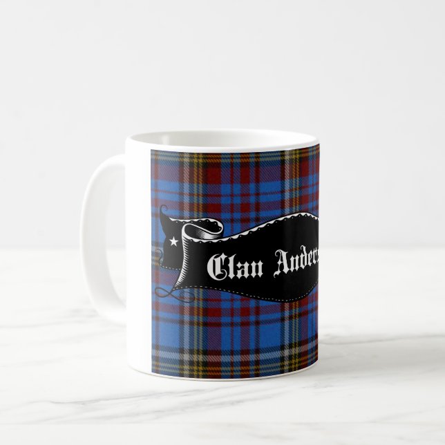 Mug Bannière Clan Anderson (Devant gauche)
