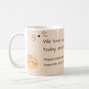 Mug Bannière de la Journée internationale du chat 2025