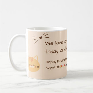 Mug Bannière de la Journée internationale du chat 2025