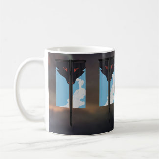 Mug bannière de loup de vape d'amis d'étoile