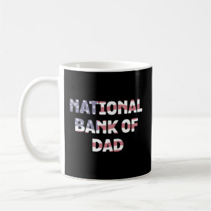 Mug Banque Nationale De Papa Humour D'Éducation Financ