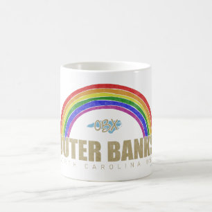 Mug Banques extérieures arc-en-ciel OBX Caroline du No