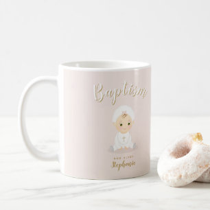 Mug Baptême Bébée avec Bonnet