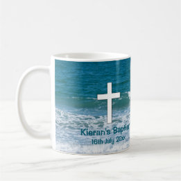 Mug Baptême océanique Garder la pâte de café en verre