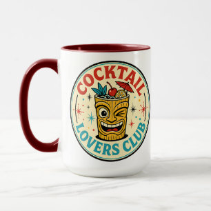 Mug Bar Île Tropicale Design Rétro