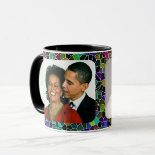 MUG BARACK ET MICHELLE OBAMA